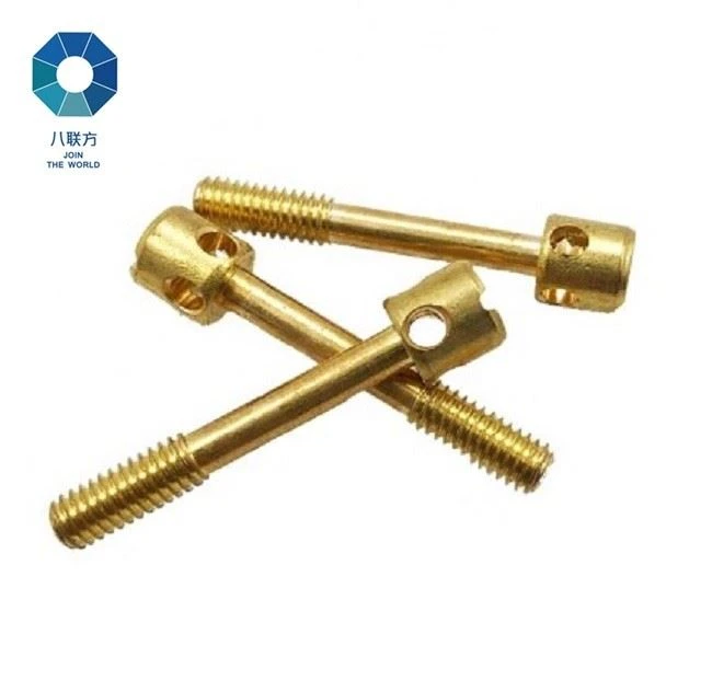Brass Cross Recessed Head Electricity Meter Lead Screw